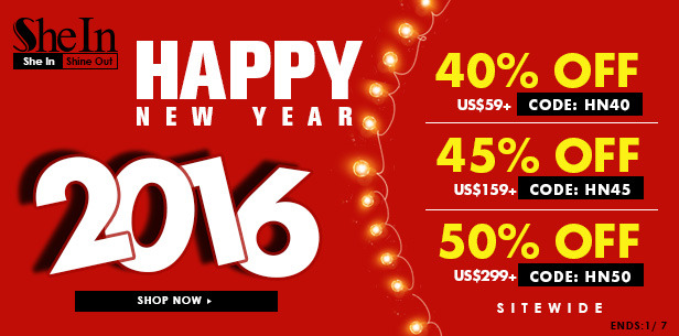 happy new year shein promotions