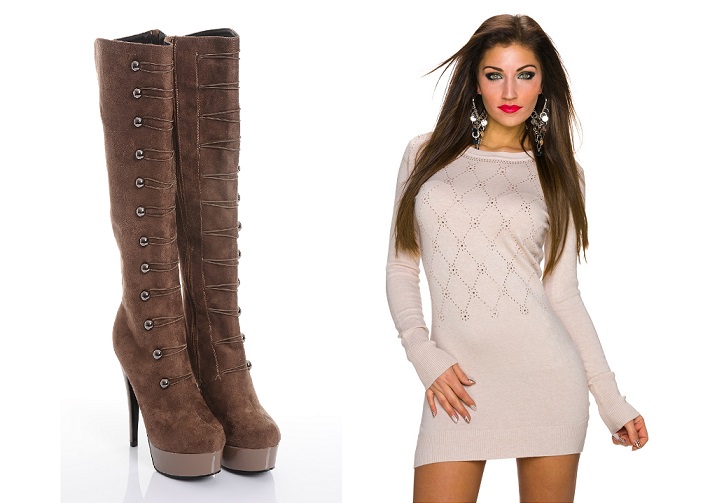 Rochie Sophisticated Figures Cream StarShinerS